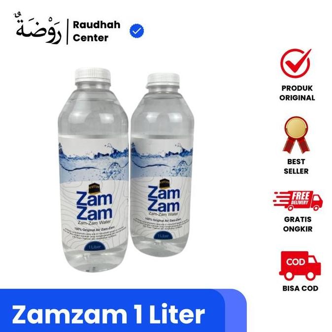 

Promo Air Zam Zam Asli 1 Liter Asli Saudi Original Barcode Repack - Minuman Air Zam Zam Asli - Water