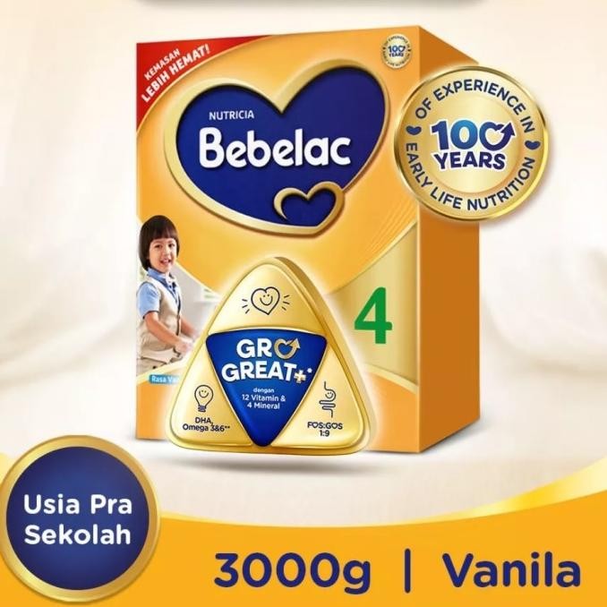 

Grosir Bebelac 4 3000 Gr Madu/Vanila