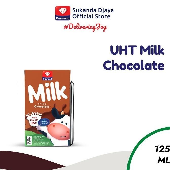 

Murah Diamond Milk Susu Uht Chocolate 125 Ml / Susu Cokelat 1 Dus = 40 X 125Ml