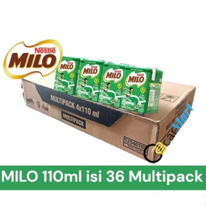 

Promo Susu Milo 1 Dus 110Ml Isi 36 Multipack Susu Cokelat Malt Activ Go Shakiramart