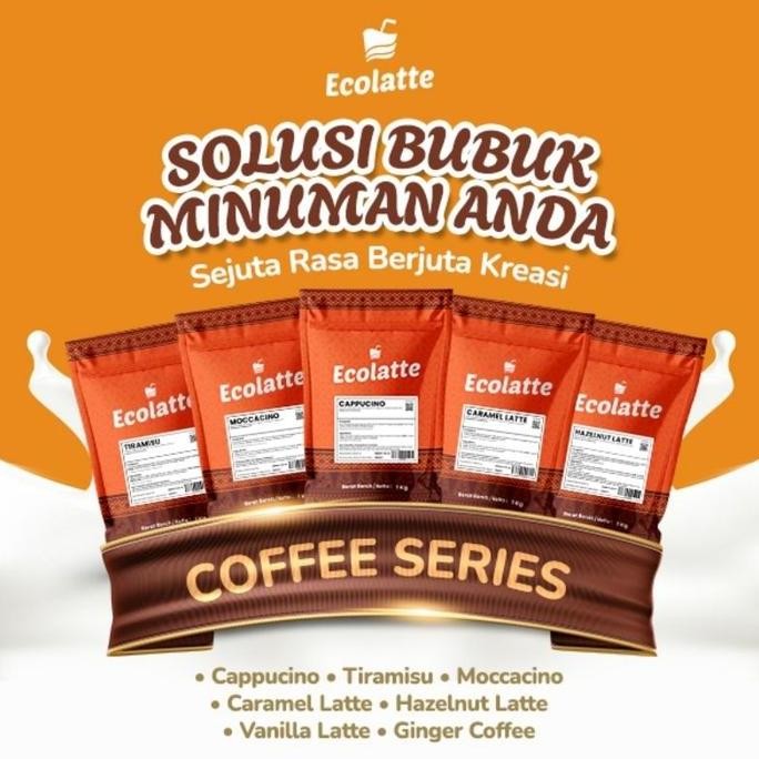 

Sale Ecolatte Cappucino 1Kg Bubuk Serbuk Minuman Powder Drink Aneka Rasa Coffee Kopi Murah Instan Cocok Untuk Usaha Umkm Halal Bpom