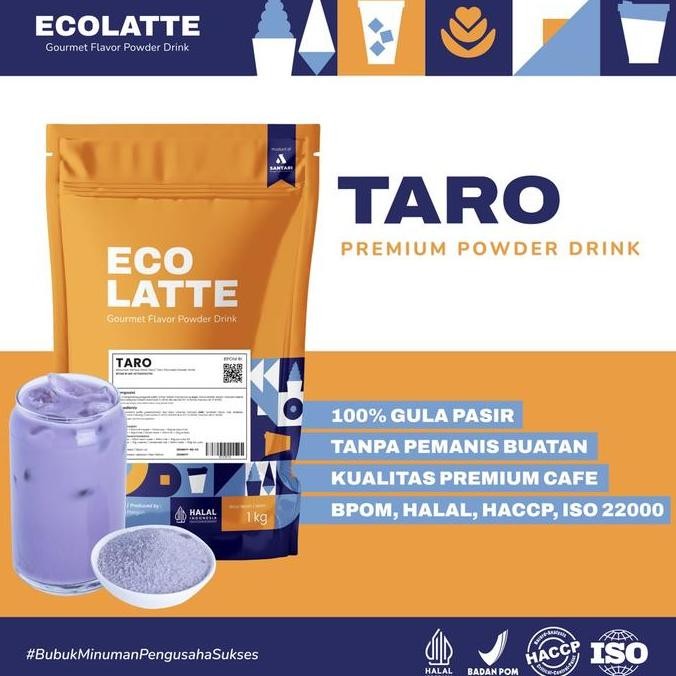 

Murah Ecolatte Taro 1 Kg Serbuk Bubuk Powder Drink Minuman Murah Cocok Untuk Usaha Umkm Bpom Halal Instant