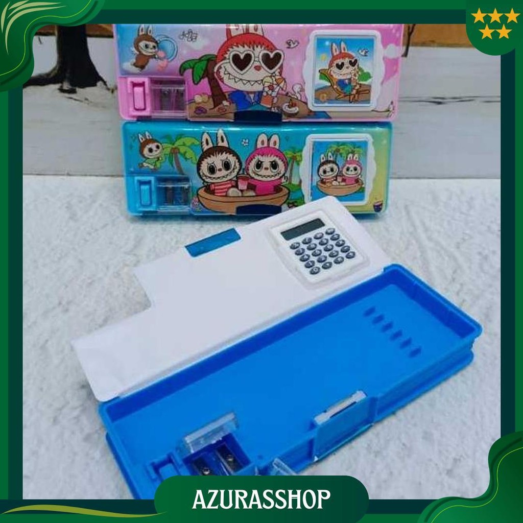 

Kotak Pensil Ada Kalkulator/Pencil Case Kalkulator/Tempat Pensil Magnet Kalkulator Ori