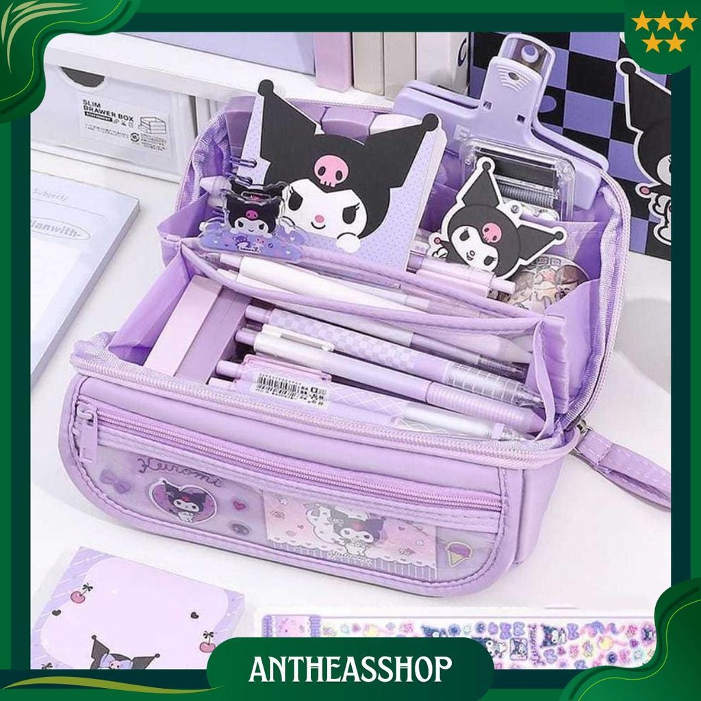 

Mikado - Kp193 9 Lapis Tempat Pensil Kotak Pensil Berkapasitas Besar Alat Tulis Sekolah Stationary Sanrio Kuromi Melody Cinnamoroll Kartun Promo