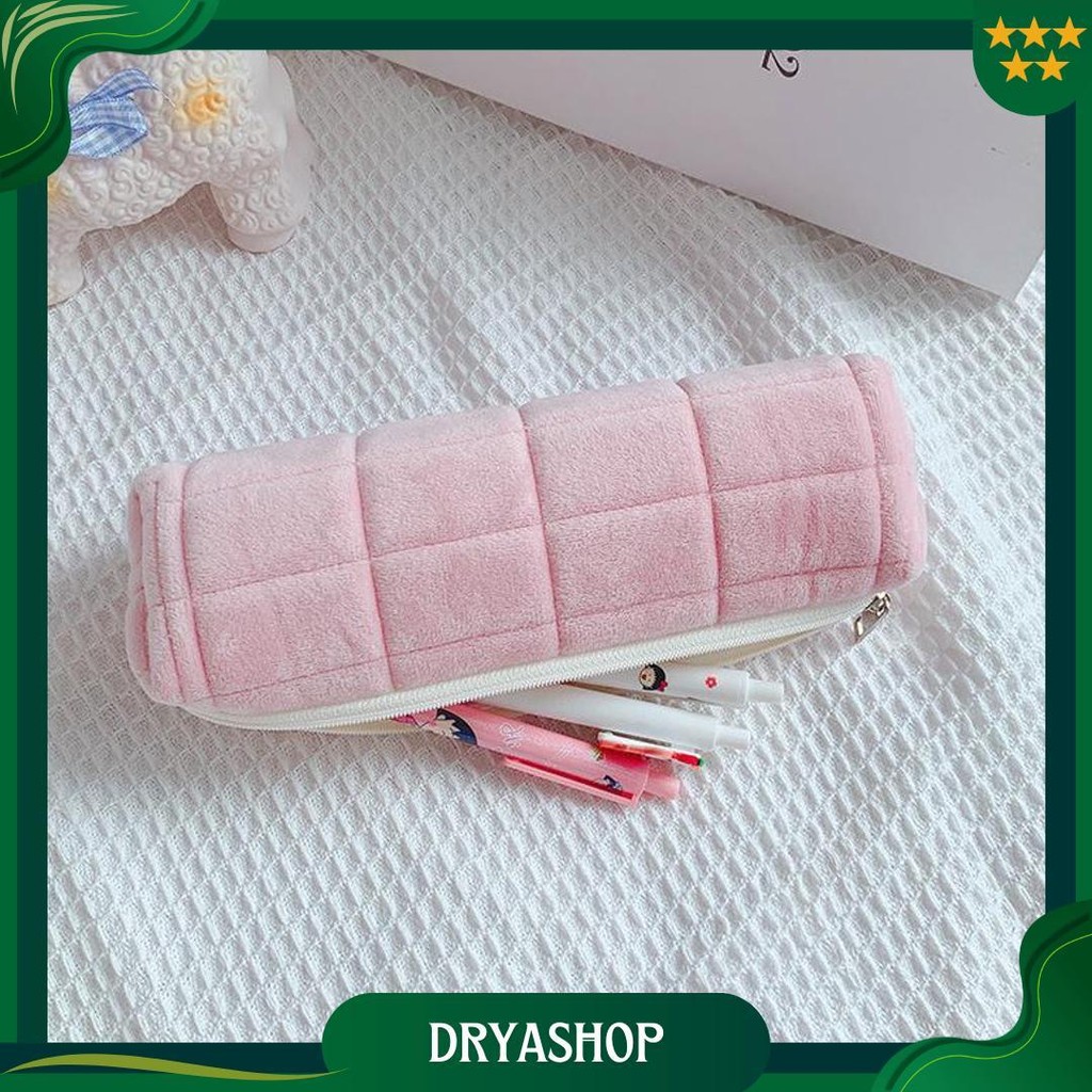 

Kotak Pensil Tas Bantal Pillow Tempat Pensil Case Sleting Bulu Beludru Koalastore Tp-01 Ori