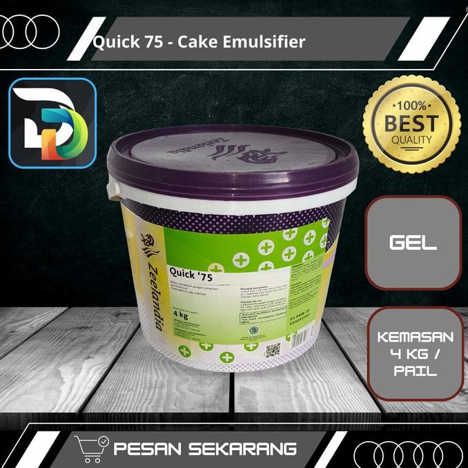 

Promo Zeelandia Quick 75 Penstabil Kue 4 Kg/Pail