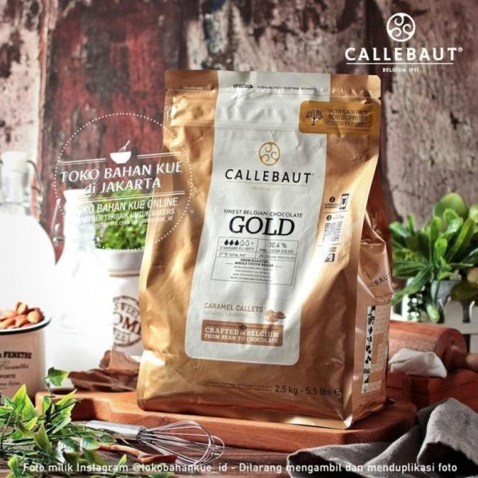 

Grosir Callebaut Gold 500Gr Chocolate Couverture Caramel 30,4% Cokelat Coin