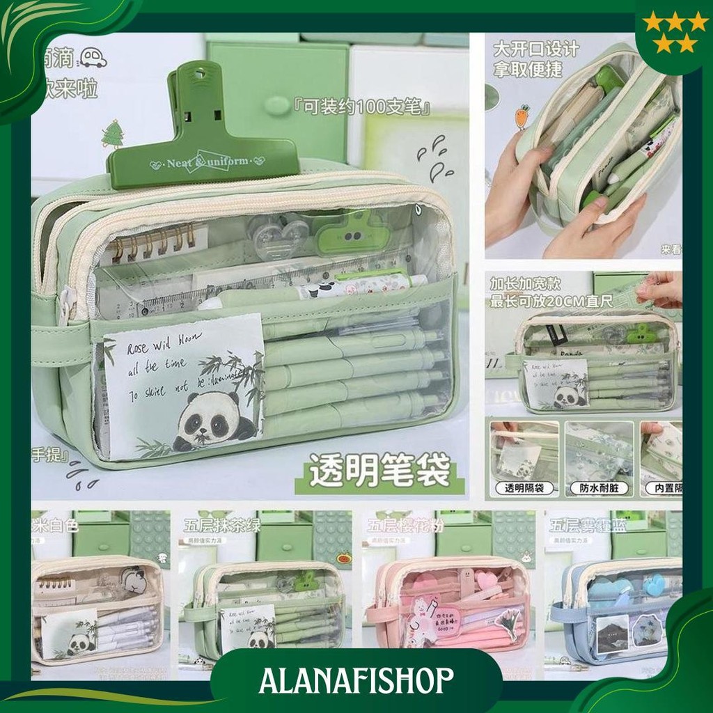 

Kotak Pencil Anak / Kotak Pensil Transparan / Pansilcase / Tempat Peralatan Anak Gratis Ongkir