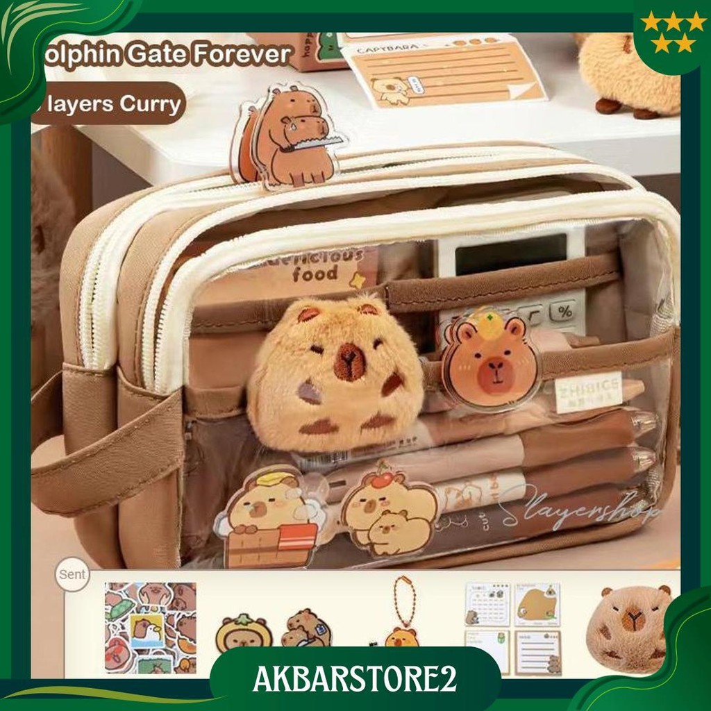 

Capybara Tempat Alat Tulis Kotak Pensil Aesthetic Tas Penatempat Pencil Tas Pensil Kapasitas Besar Ori