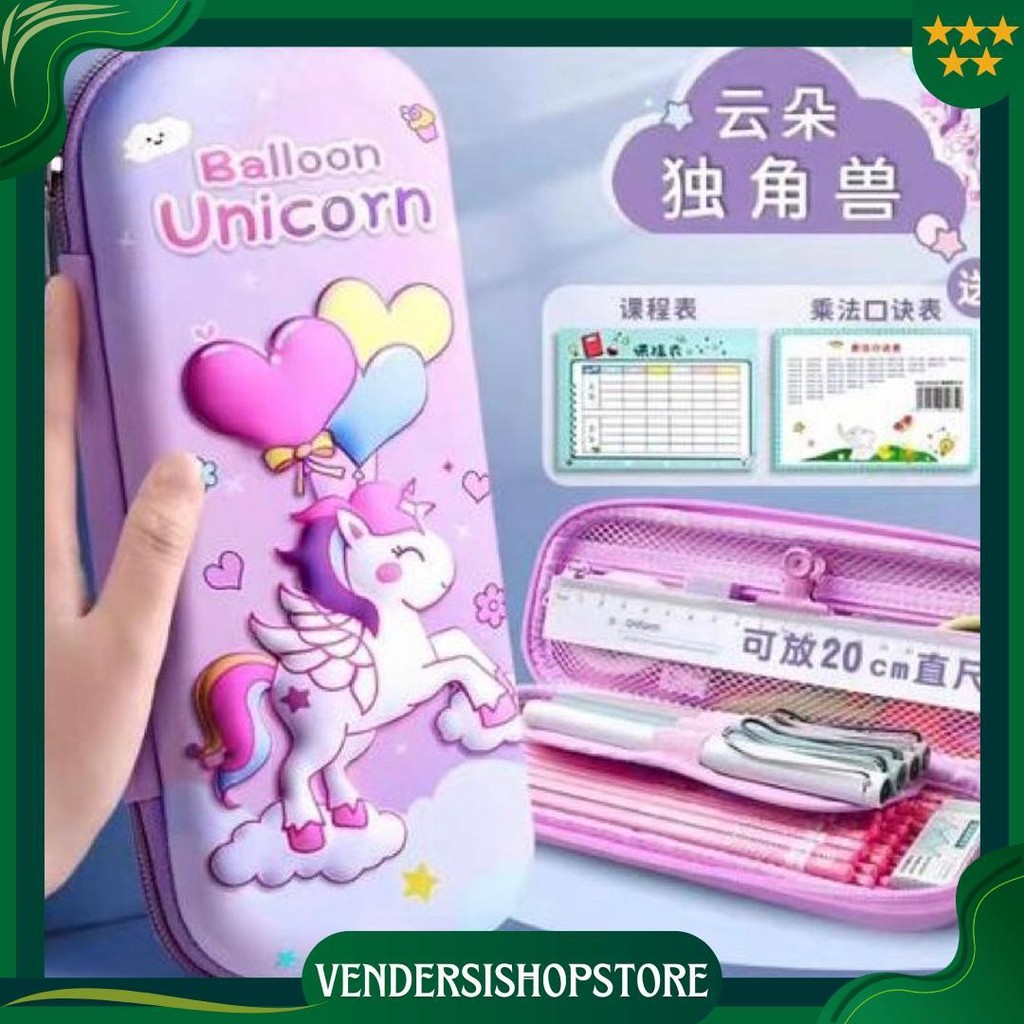 

Tempat Pensil Anak Viral Aestethic 3D Timbul Eva Motif Lucu Lucu Gratis Ongkir