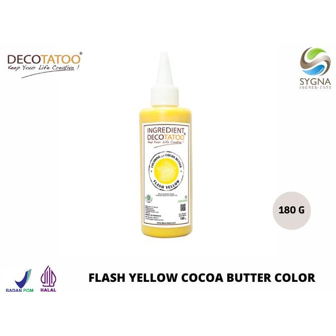 

Sale Pewarna Makanan - Cocoa Butter Color Decotatoo - Flash Yellow