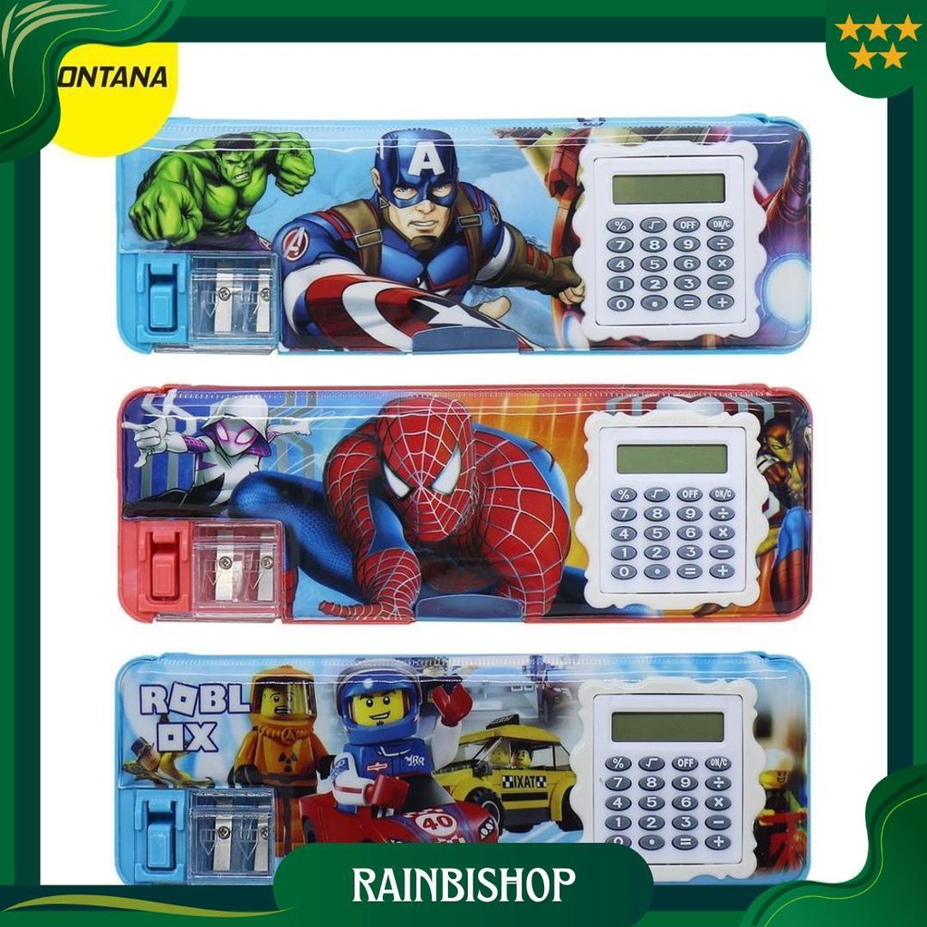 

Montana Kotak Pensil Kalkulator 20X8 Cm Pencil Case Calculator Study Set Tempat Alat Tulis 102-1 Promo