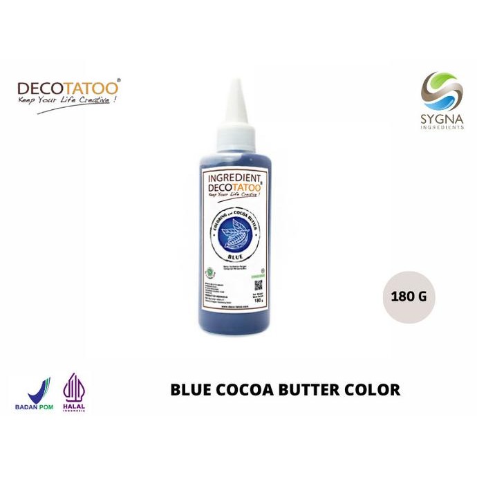 

Promo Pewarna Makanan - Cocoa Butter Color Decotatoo - Blue