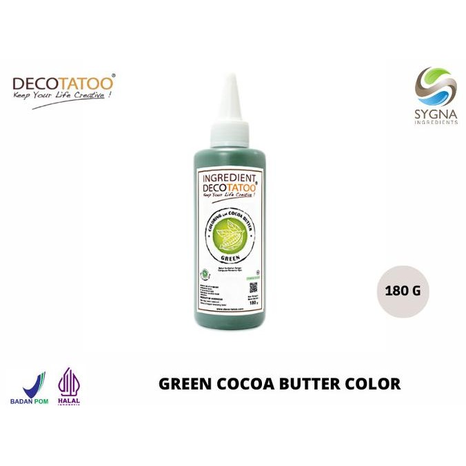 

Promo Pewarna Makanan - Cocoa Butter Green Color - Decotatoo
