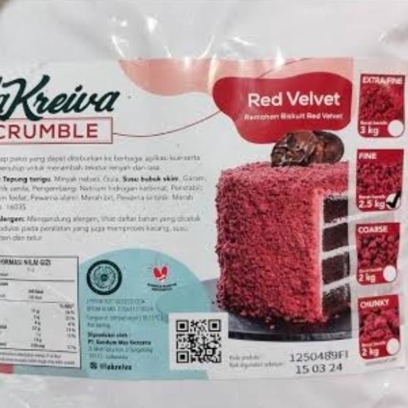 

Sale La Kreiva Crumble Red Velvet 2,5 Kg
