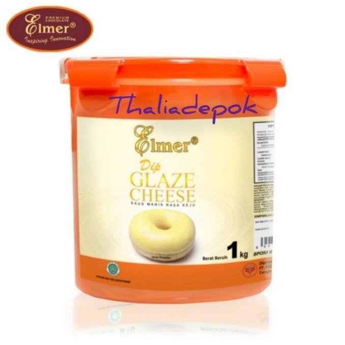 

Murah Elmer Dip Glaze Cheese/Keju 1Kg, Kemasan Jar. Topping Donat, Roti Dll
