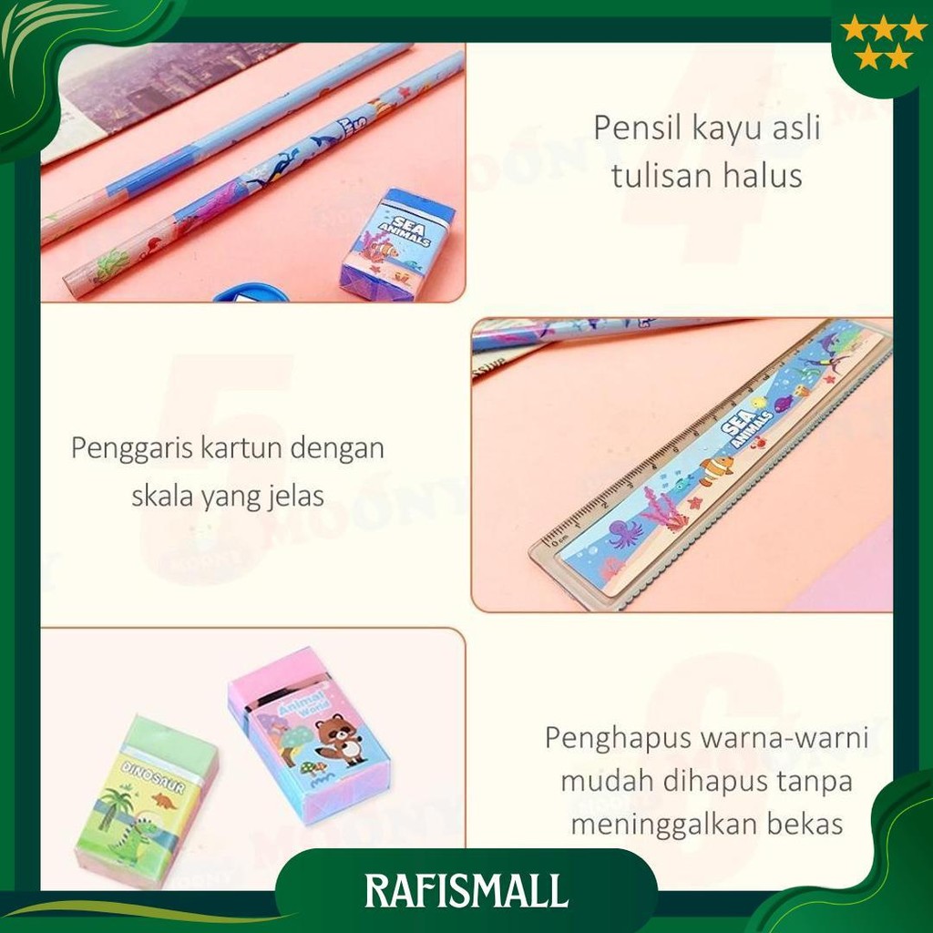 

Moony Sekolah Kotak Pensil Alat Tulis Lengkap Stationery Untuk Hadiah Anak Kotak Pensil Anak Set Promo
