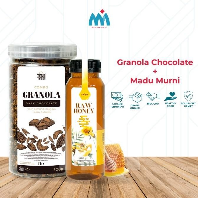 

[Paket Murah Special] Granola Timur Tengah 500gr + Madu Murni 350 gr