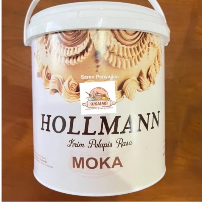 

Grosir Hollmann Buttercream Mocca 1Kg Pail Butter Cream Mocha Moca Krim