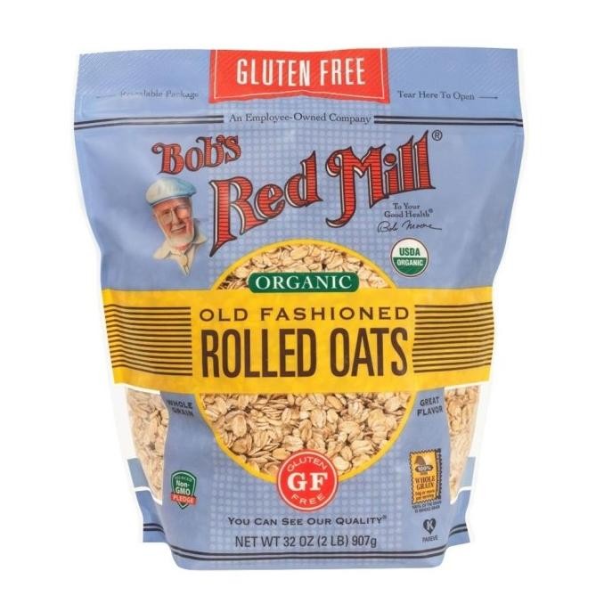 

Organic Old Fashioned Rolled Oats Gluten Free ( 907 gr ) - BRM