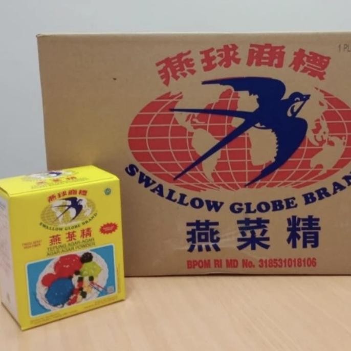 

Grosir Promo Swallow Globe Agar Agar Bening 1 Karton Isi 24 Box