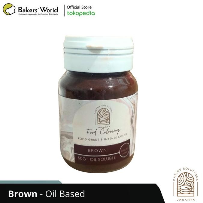 

Sale Pewarna Makanan - Pastry Solution Brown Oil Soluble