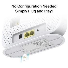 Wireless Router 4G Tp-Link Tl-Mr105 300Mbps Lte Internal Antena Co