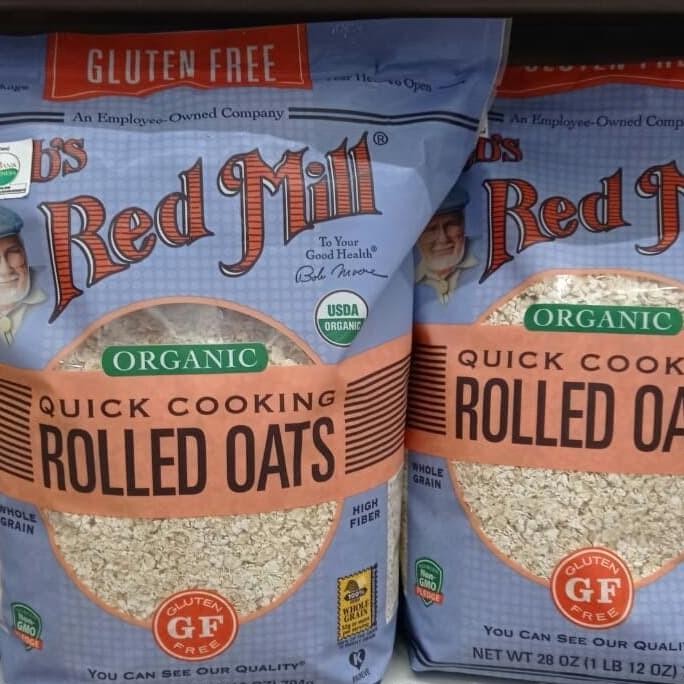

bobs red mill gluten free organic quick cooking rolled oats 794gr