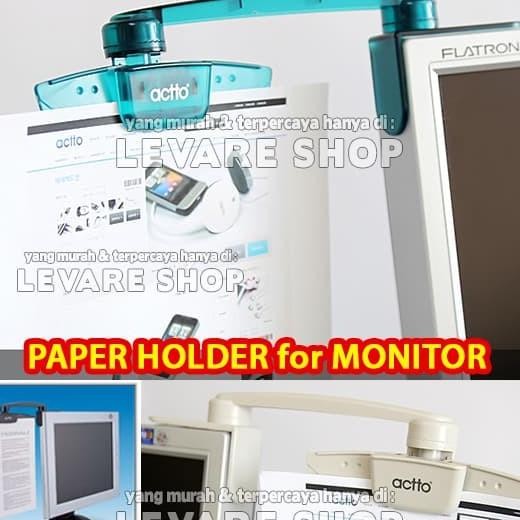 

R Holder Clip Lip Gantung Erta File Doumen Di Monitor Omputer