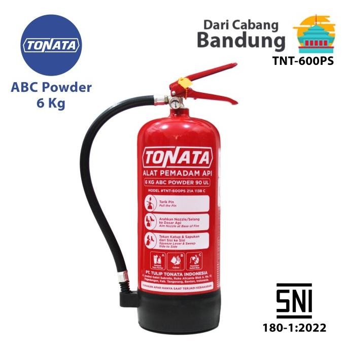 Diskon Alat Pemadam Api Tonata Sni / Apar Abc Powder 6 Kg