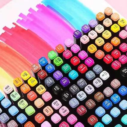 

Aimilo Spidol Warna Warni 1 Set Sketch Marker 2 Tip Touch Marker