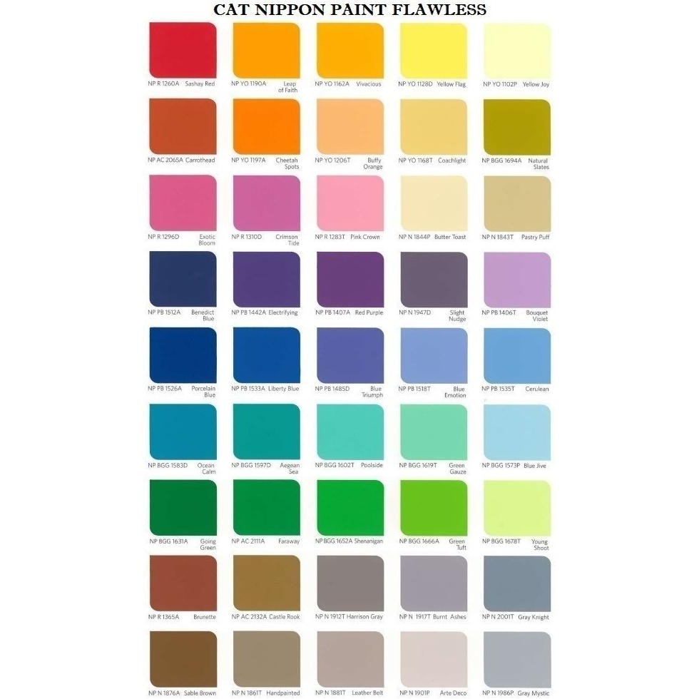 Sale Cat Nippon Paint Flawless 2,5 Liter / Black