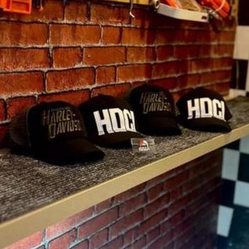 * Hdci Cap Official - Topi Harley Davidson Motif Original Official Store /