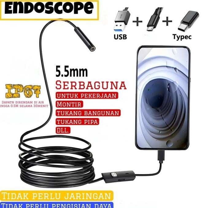 Endoscope Camera USB Android BORESCOPE Camera - HD Kamera Endoskop