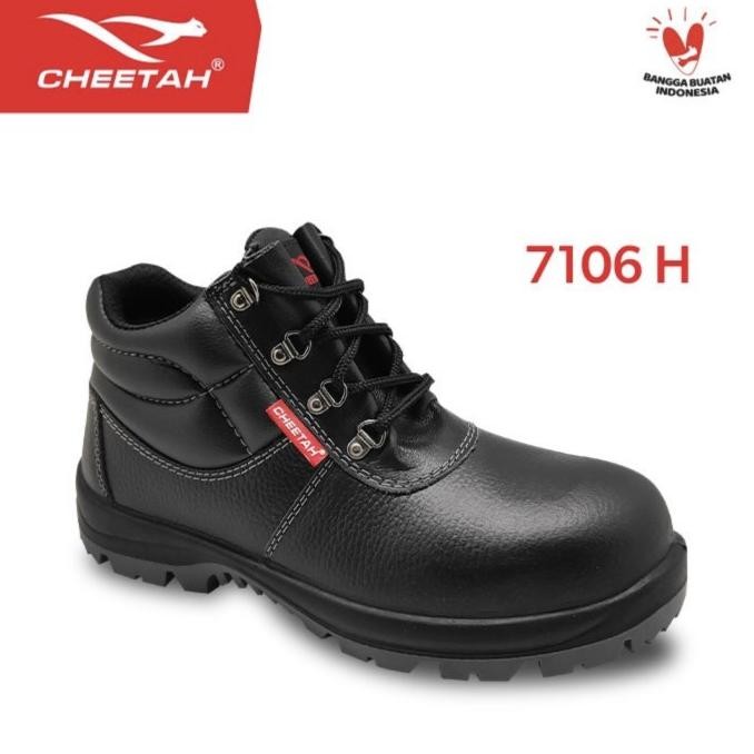 Sepatu Safety Cheetah 7106 / Sepatu Proyek Cheetah/Cheetah 7106 New Stok