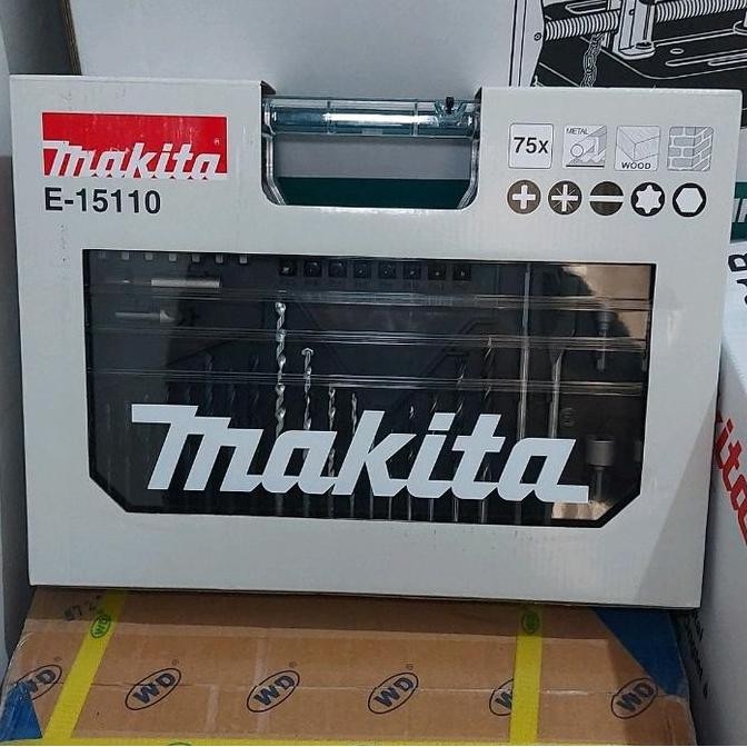Promo Mata Bor Makita Set 75Pcs E-15110