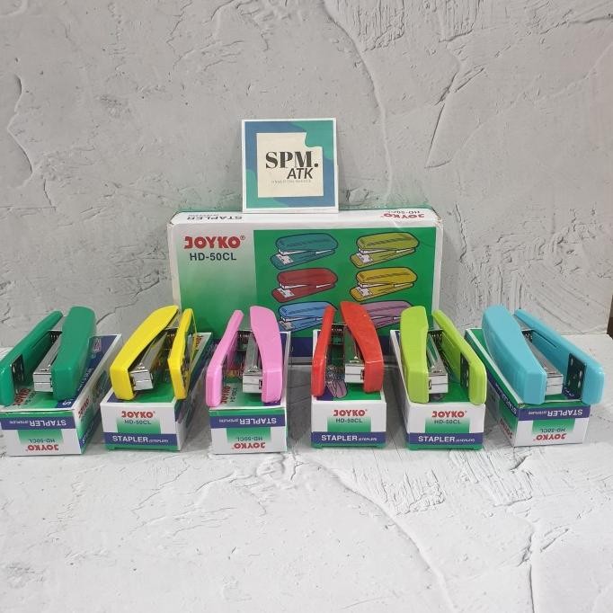 

( 6 PCS ) STAPLER JOYKO HD-50 CL ORIGINAL DAN TERPERCAYA