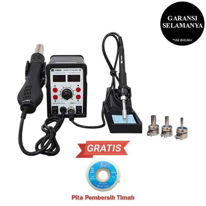 Solder Uap Blower Solder Station Digital Cody 858D+ Original Dan Terpercaya
