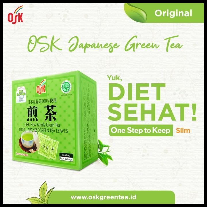 

Osk Japanese Green Tea (50 Sachet) Original Best Seller