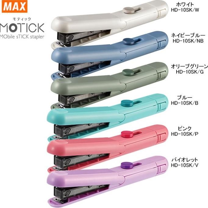 

MAX MOTICK MOBILE STICK STAPLER PORTABLE STAPLES FOLDABLE SLIM STEPLES ORIGINAL DAN TERPERCAYA
