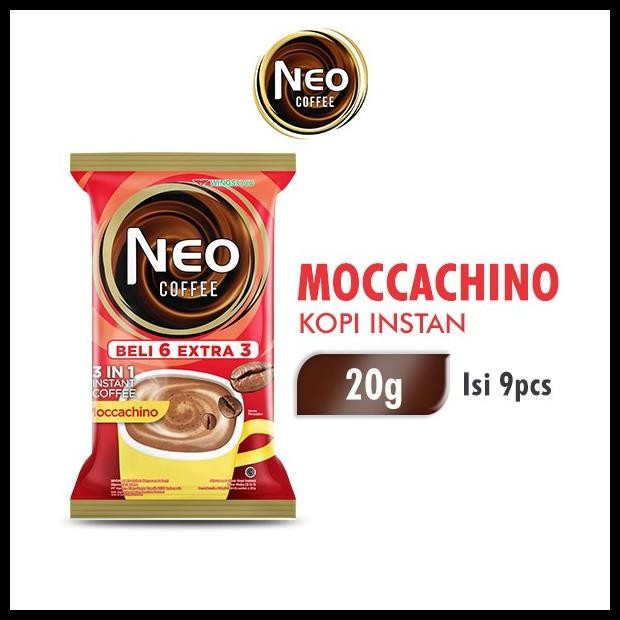 

Neo Coffee Kopi Instan Coffee Mocchacino 20 Gr Isi 9 Sachet X 3Pack Original Best Seller