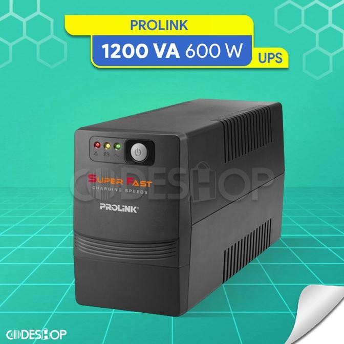 TERMURAH - UPS + STABILIZER KOMPUTER Prolink 1200va 1200 va 1201