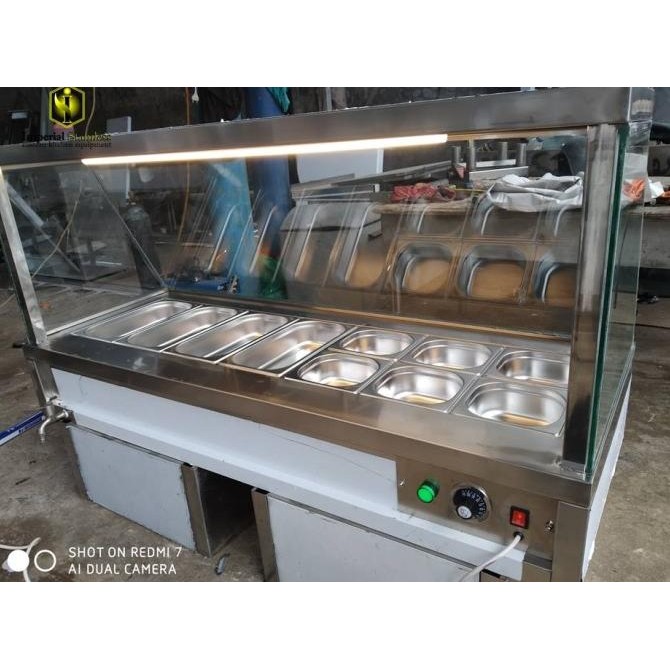 TERBARU bain marie/etalase pemanas makanan