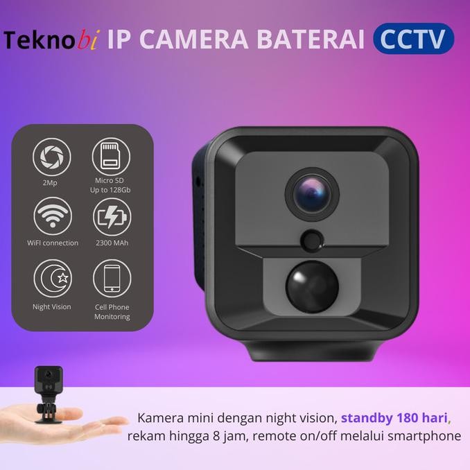 TERBARU Spy Cam camera WIFI cctv Battery Baterai