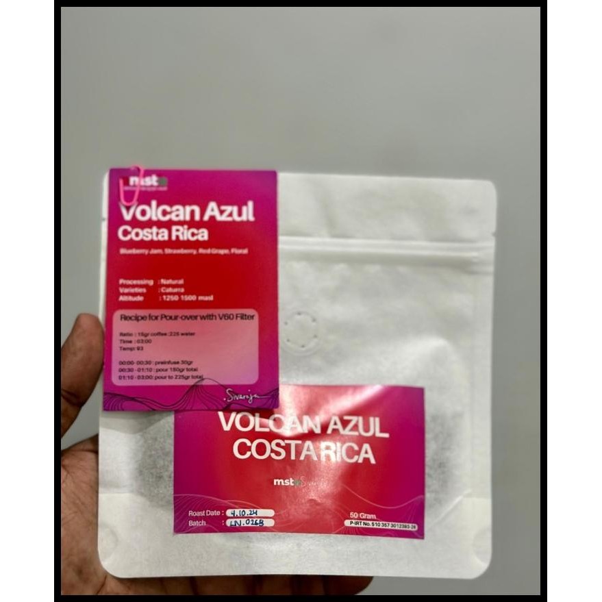 

Arabica Volcan Azul Costa Rica 80Gr Original Best Seller