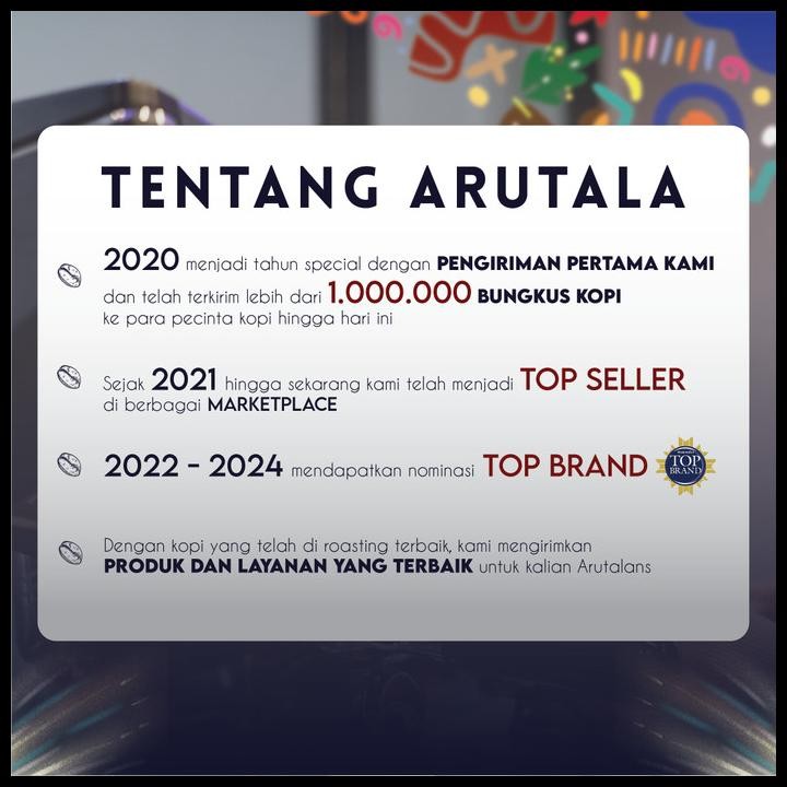 

Arutala Kopi Arabika Gayo Arabica Coffee 200 Gram Original Best Seller