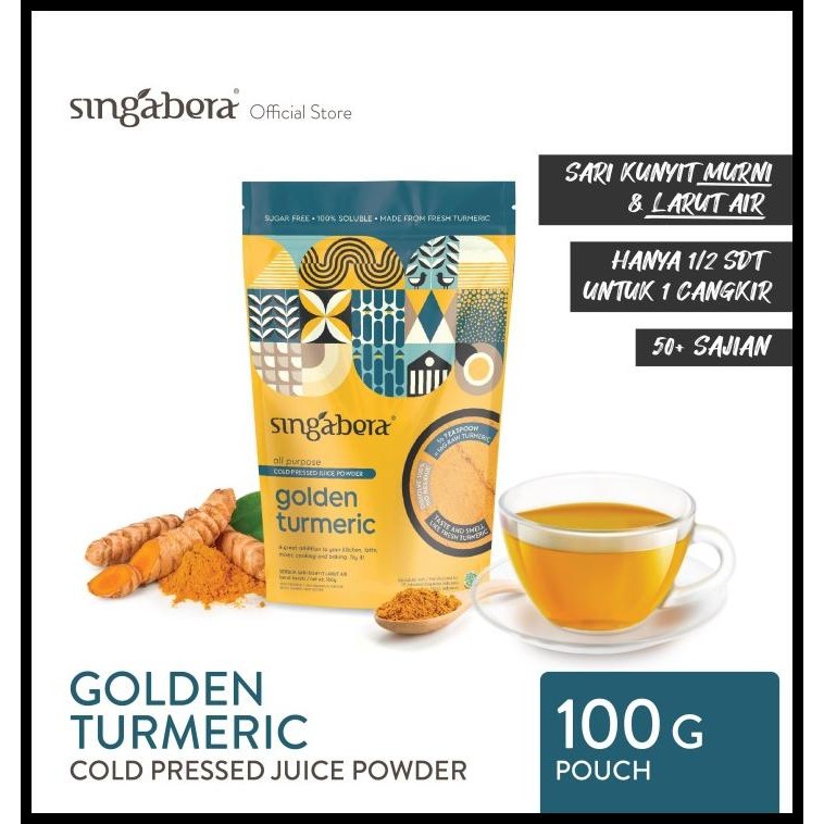

Singabera Cold Pressed Turmeric Powder 100G - Serbuk Kunyit Original Best Seller