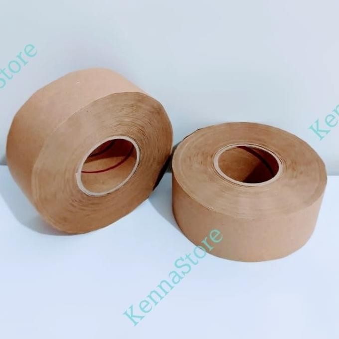 

Kraft Tape, Lakban Kertas Coklat 48 mm x 80 Mtr murah