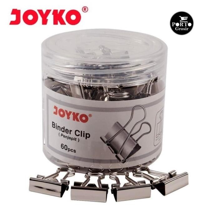 

Binder Clip Klip Penjepit Kertas Joyko Silver SL No 105SL 107 111 155 - 107SL-40Pcs murah