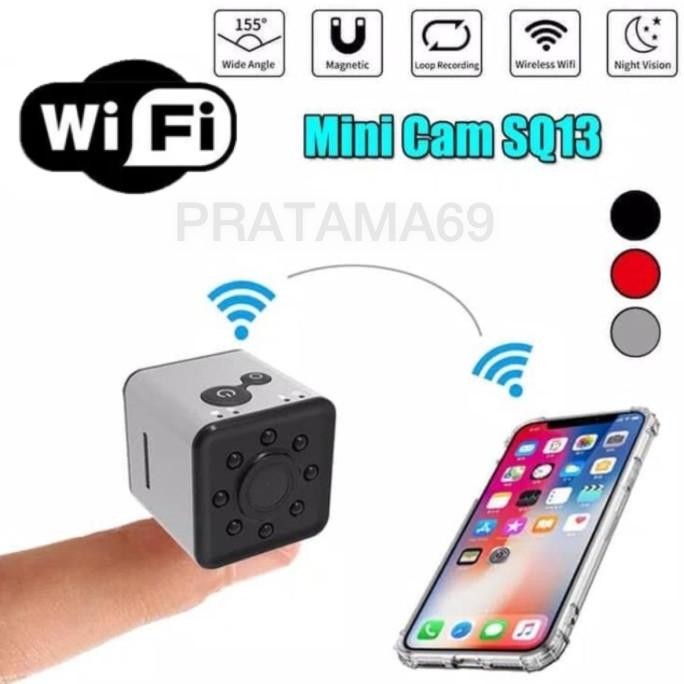 Original Kamera Mini SQ13 WIFI Spy Cam Waterproof Kamera Tersembunyi